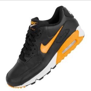 Nike Air Max 90 - Black and Orange - Size 12